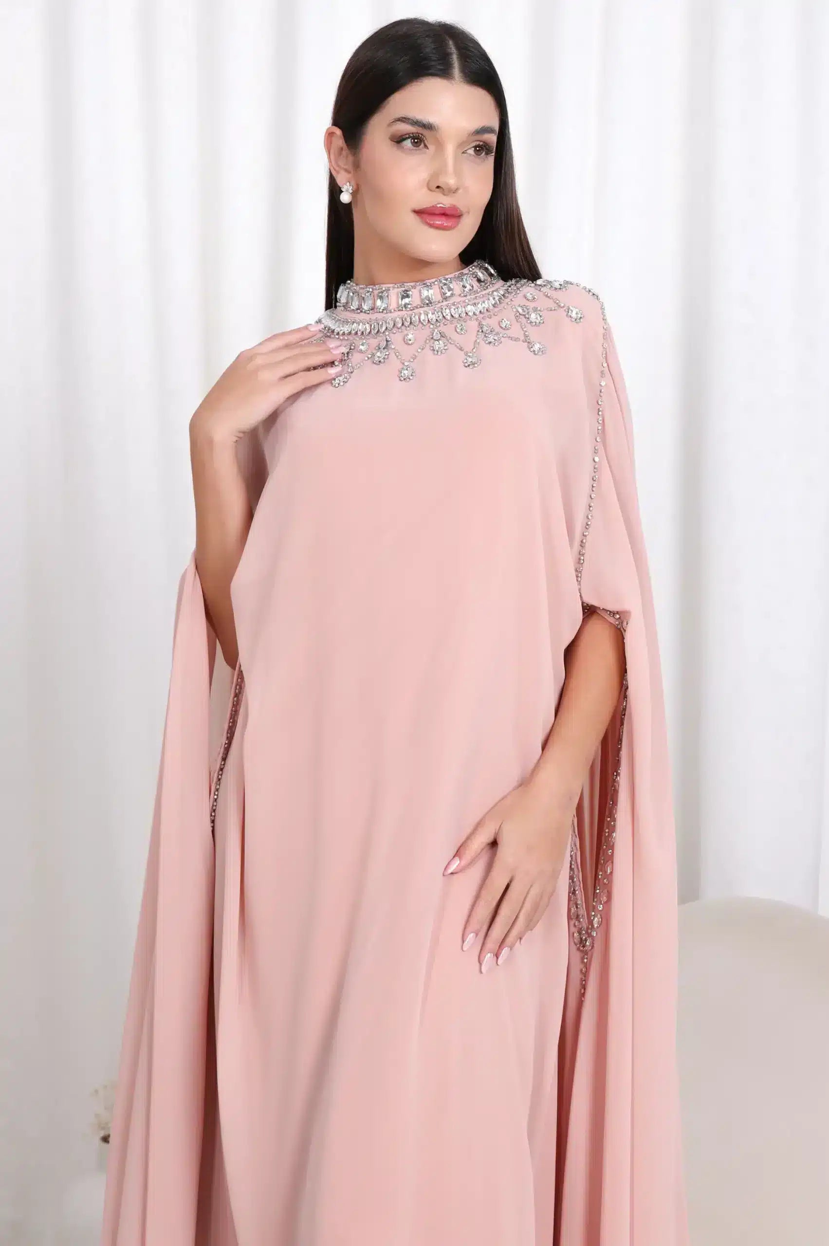 Crystal High Neck Jalabiya