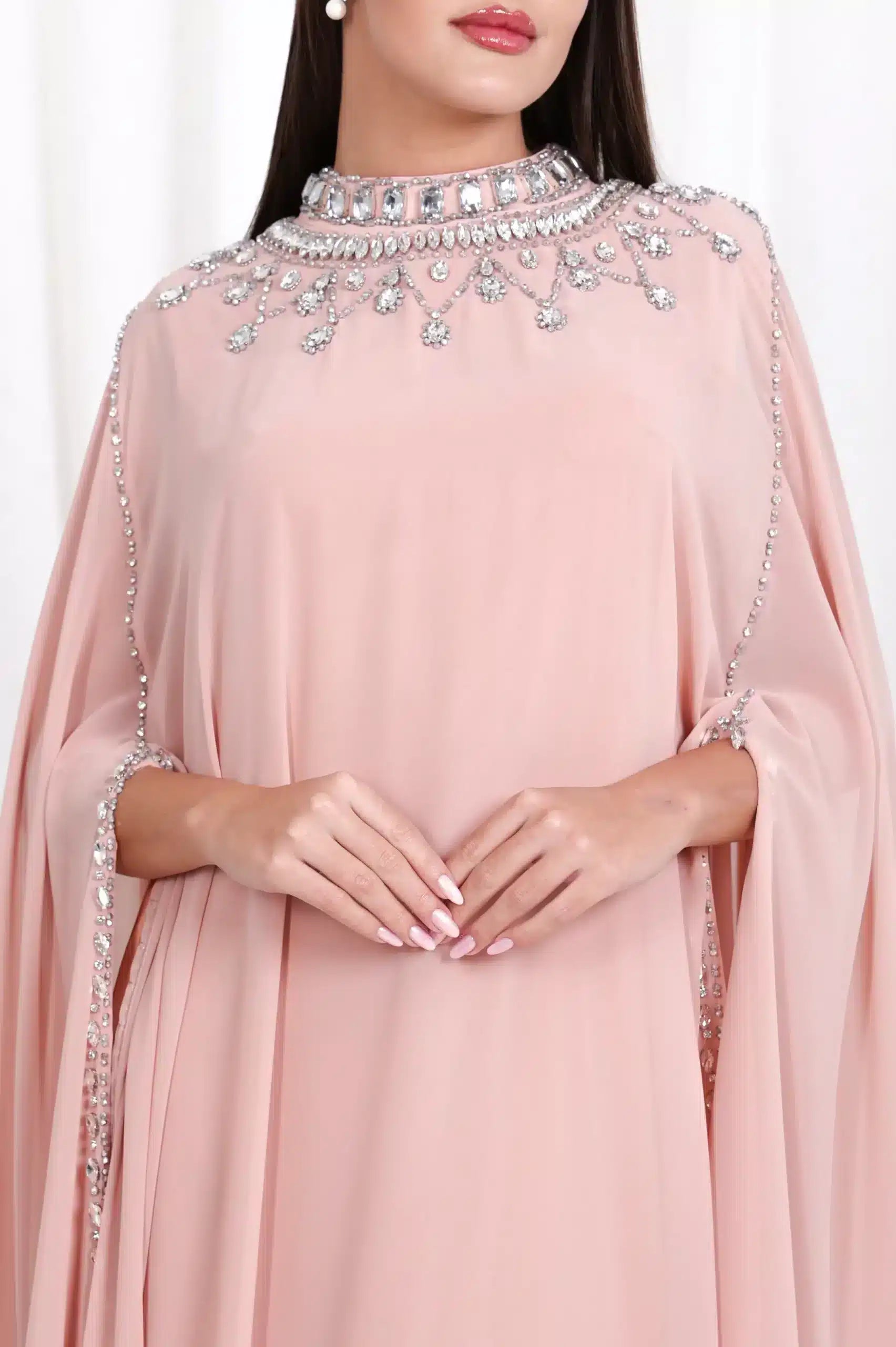 Crystal High Neck Jalabiya