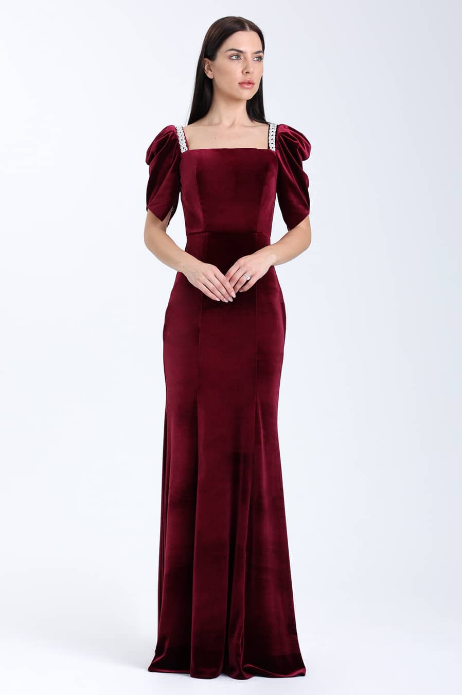 Square Neck Mermaid Dress