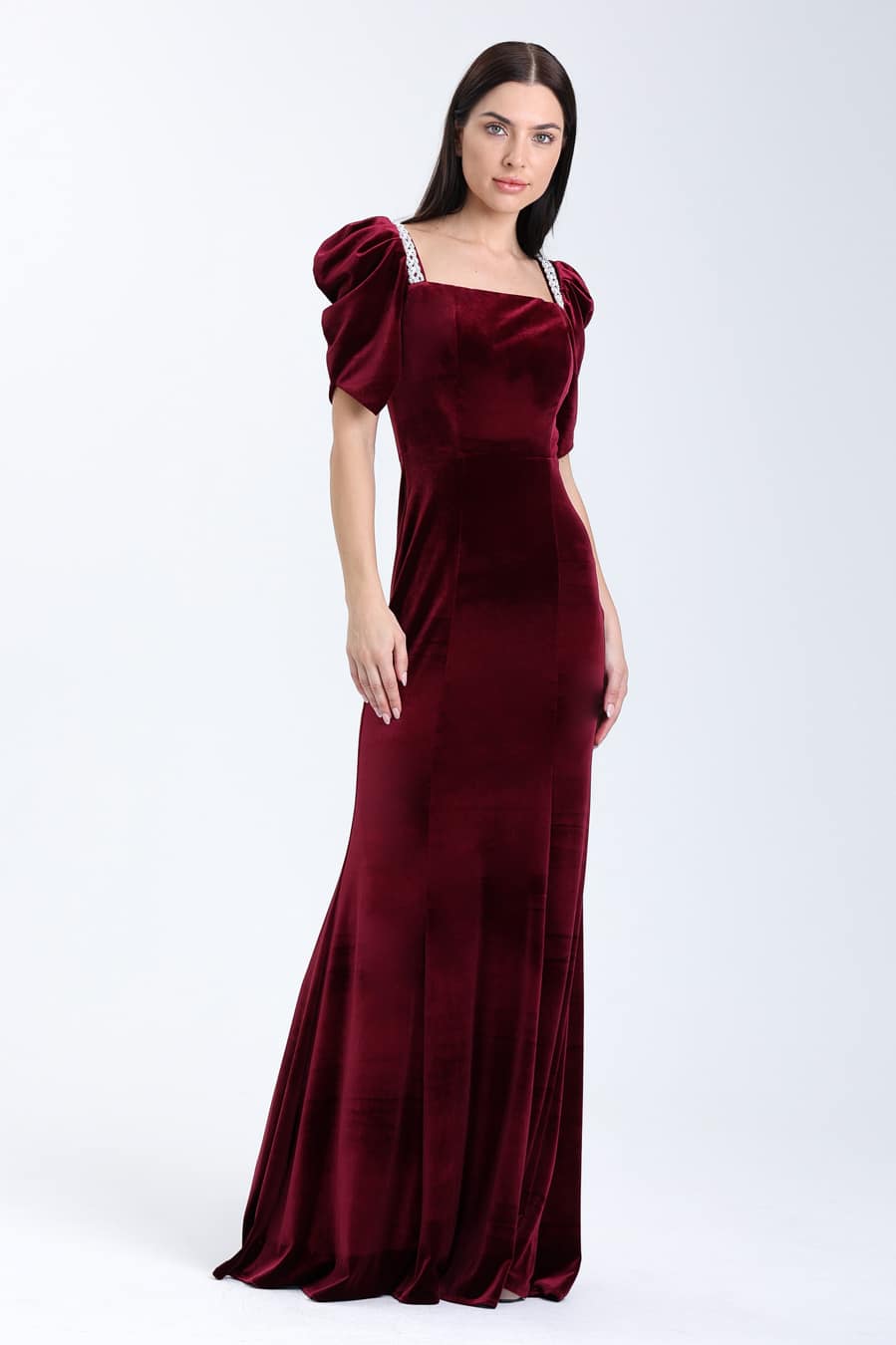 Square Neck Mermaid Dress