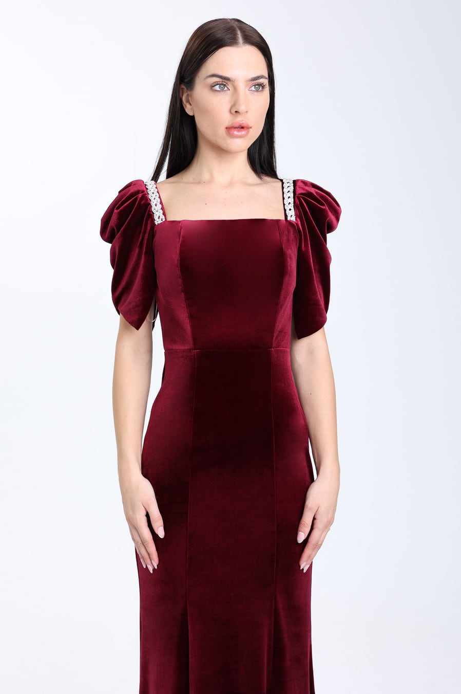 Square Neck Mermaid Dress