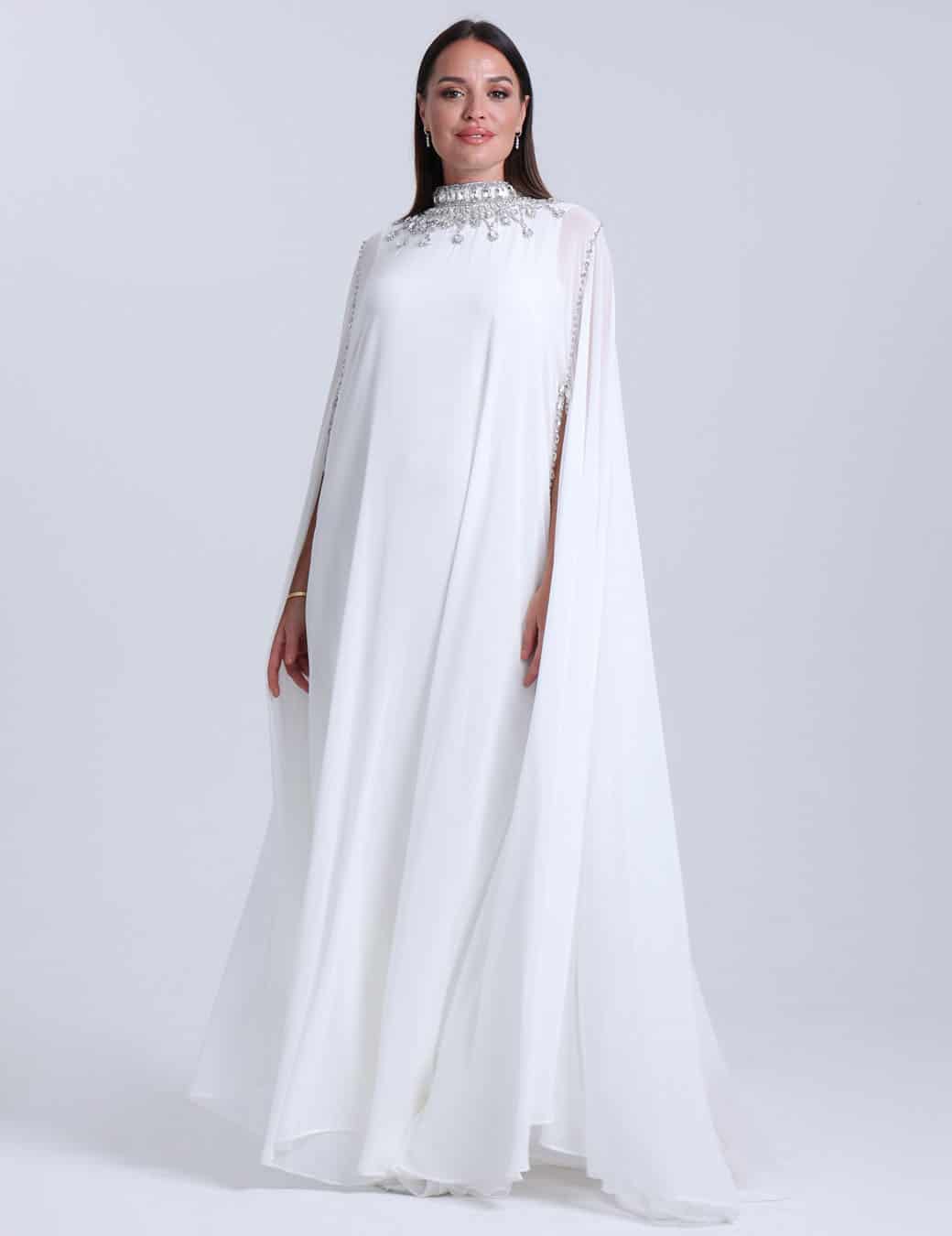 Crystal High Neck Jalabiya