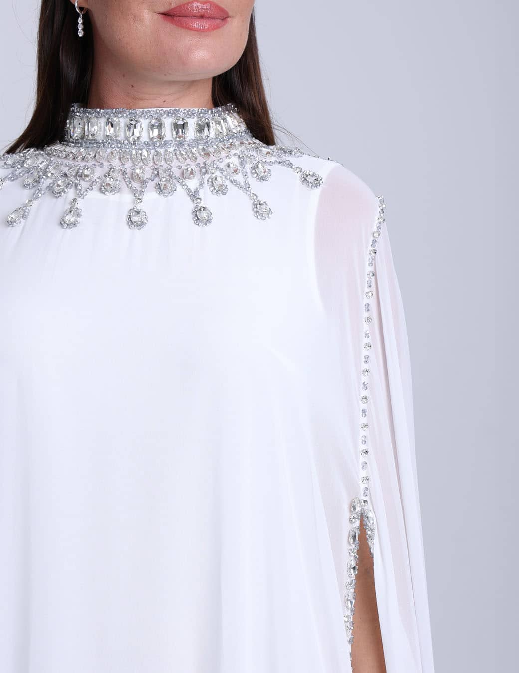 Crystal High Neck Jalabiya