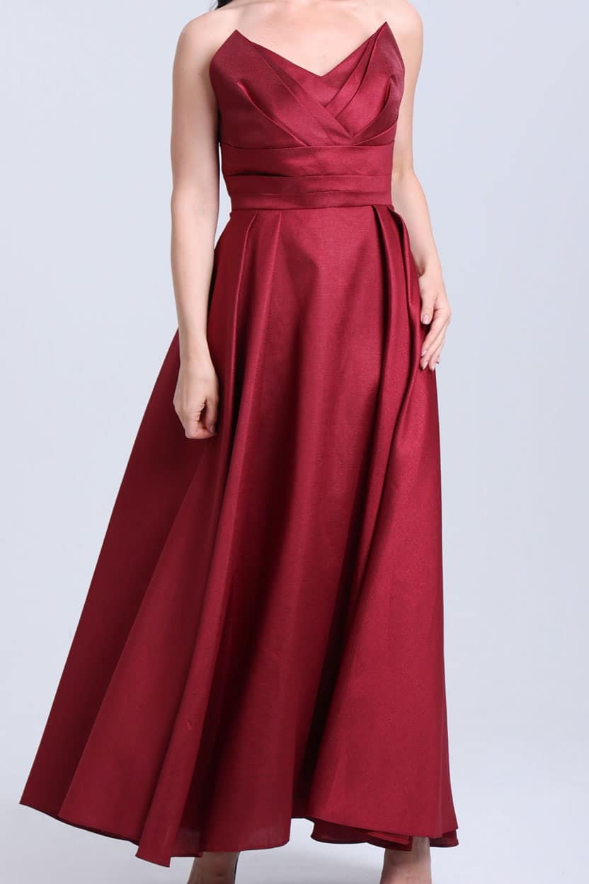 A-line Draped Bust Dress