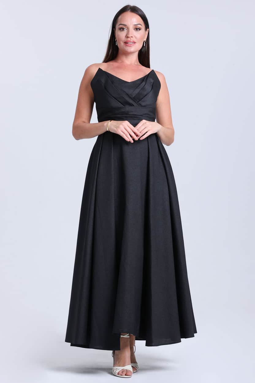 A-line Draped Bust Dress