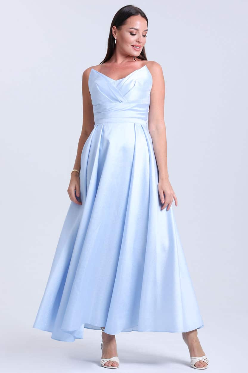 A-line Draped Bust Dress