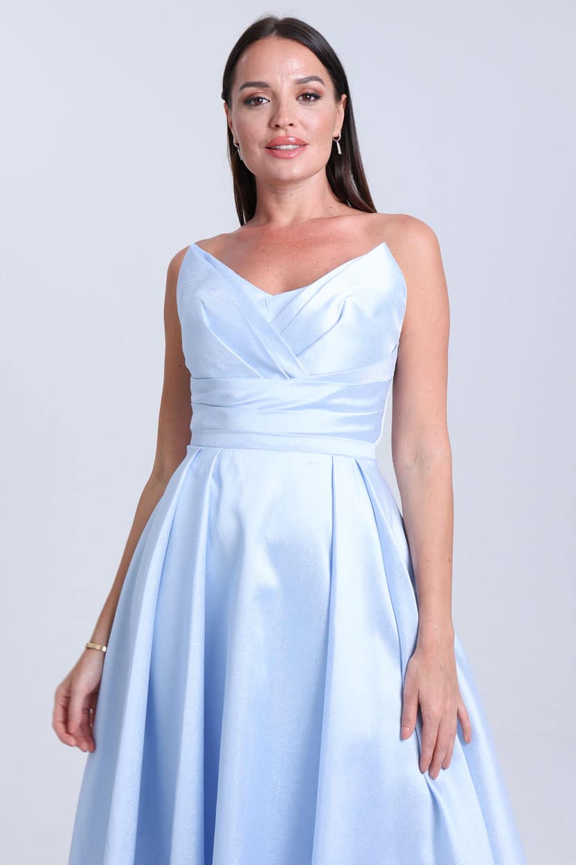 A-line Draped Bust Dress