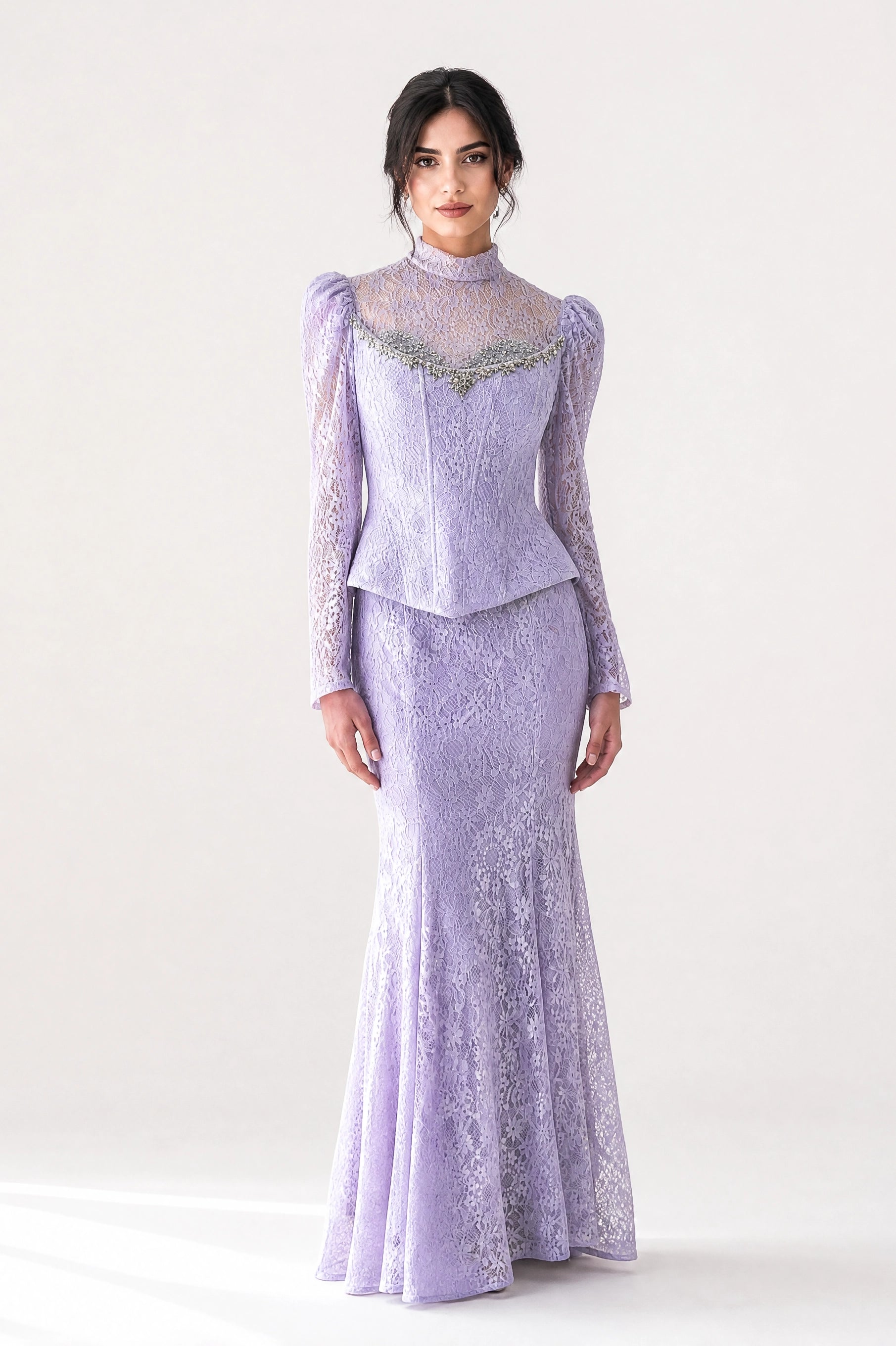 Beaded Bustline Corset Dantel Dress Akadia fashion Beaded Bustline Corset Dantel Dress Akadia fashion