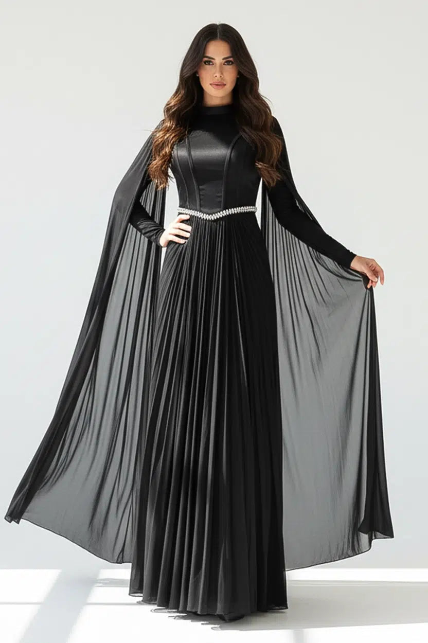 Float Sleeves Corset Organza Dress