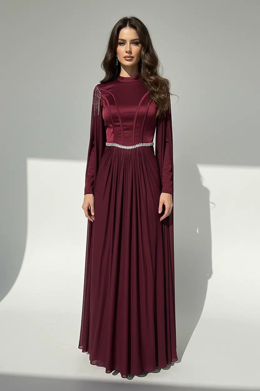 Float Sleeves Corset Organza Dress
