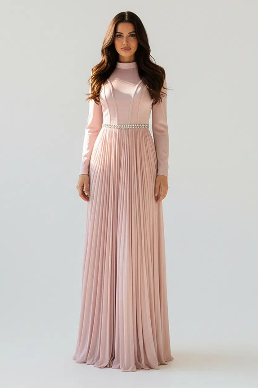 Float Sleeves Corset Organza Dress