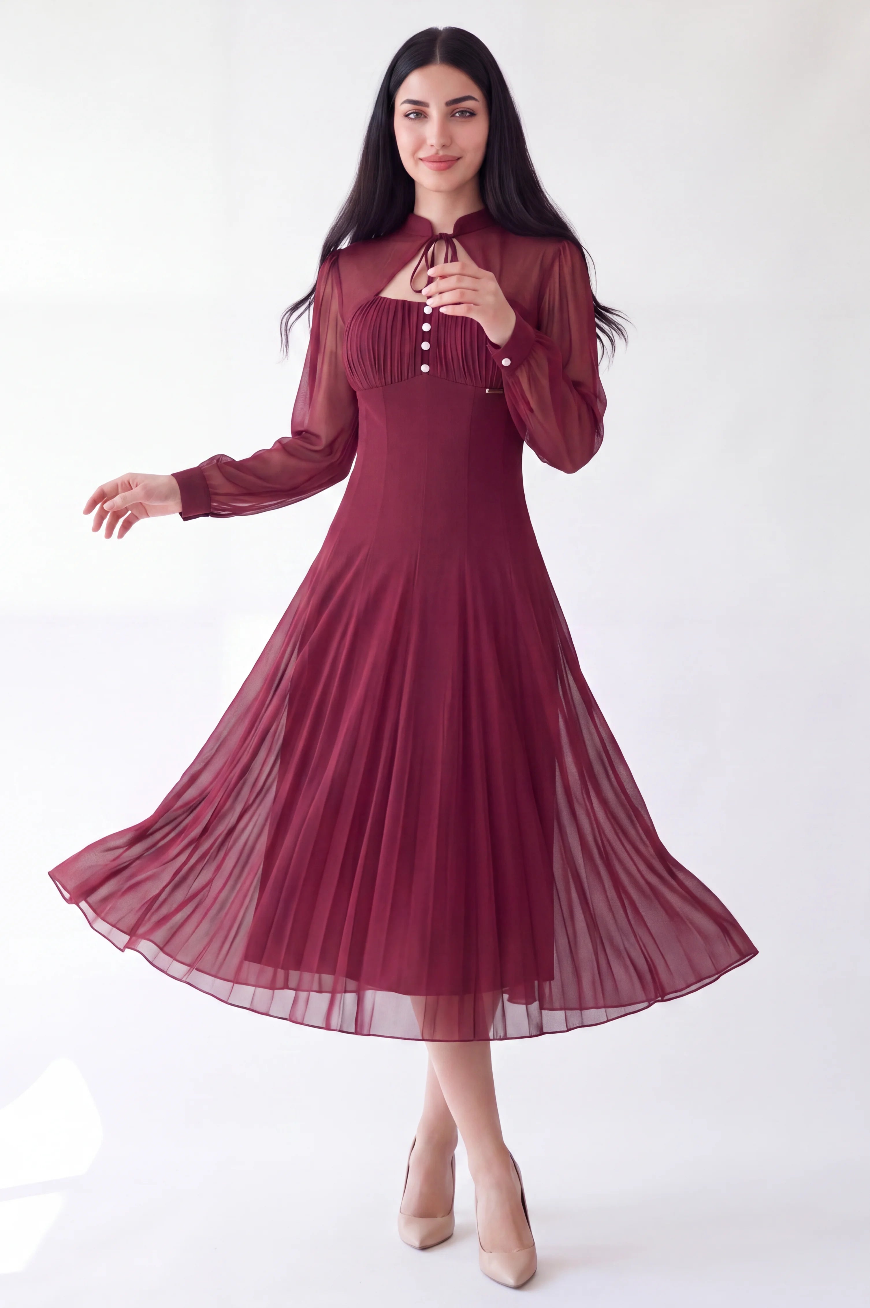 Ruched Sweetheart Bolero Overlay Tulle Dress