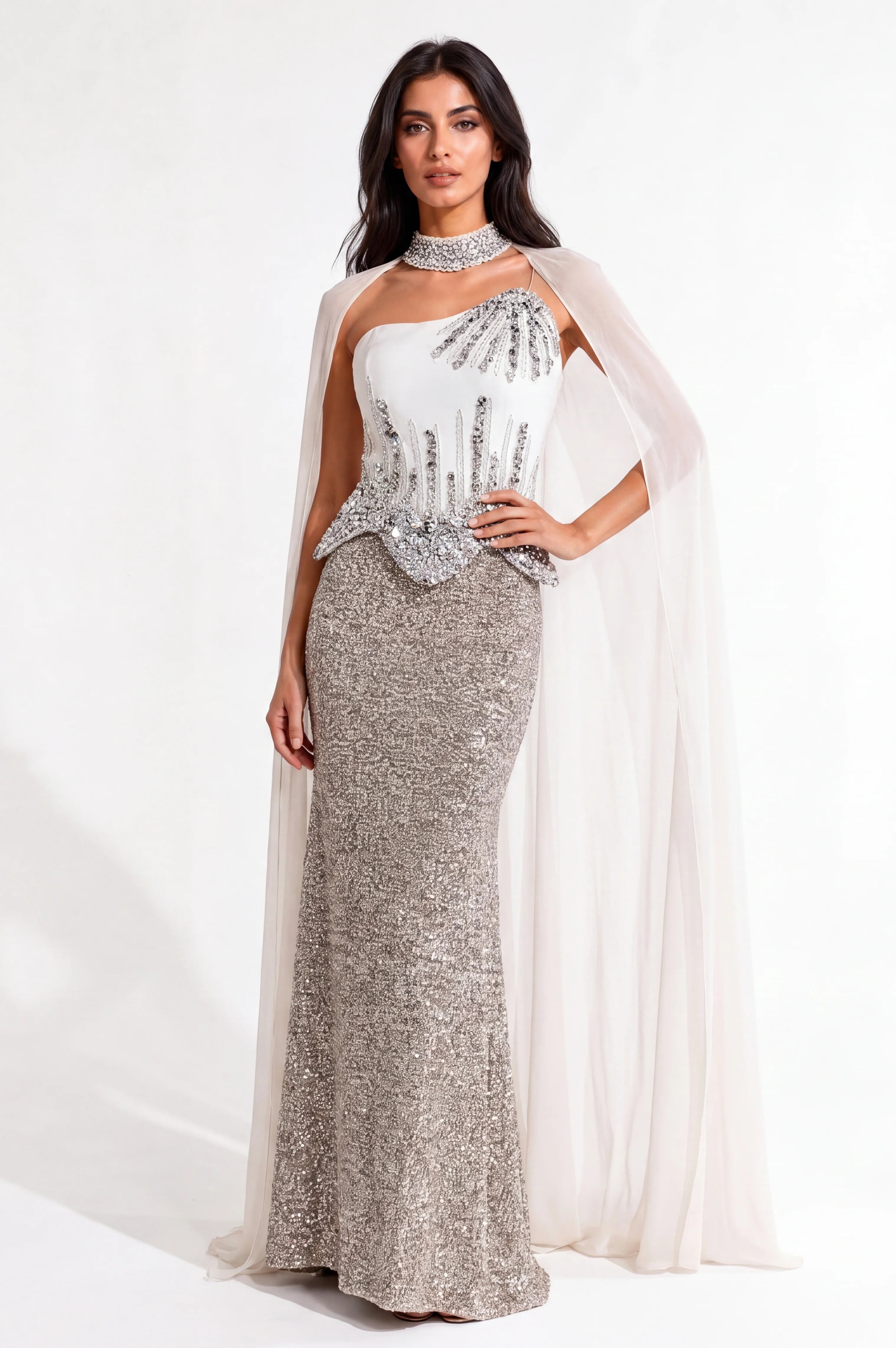 Mermaid Corset Sequin Dress