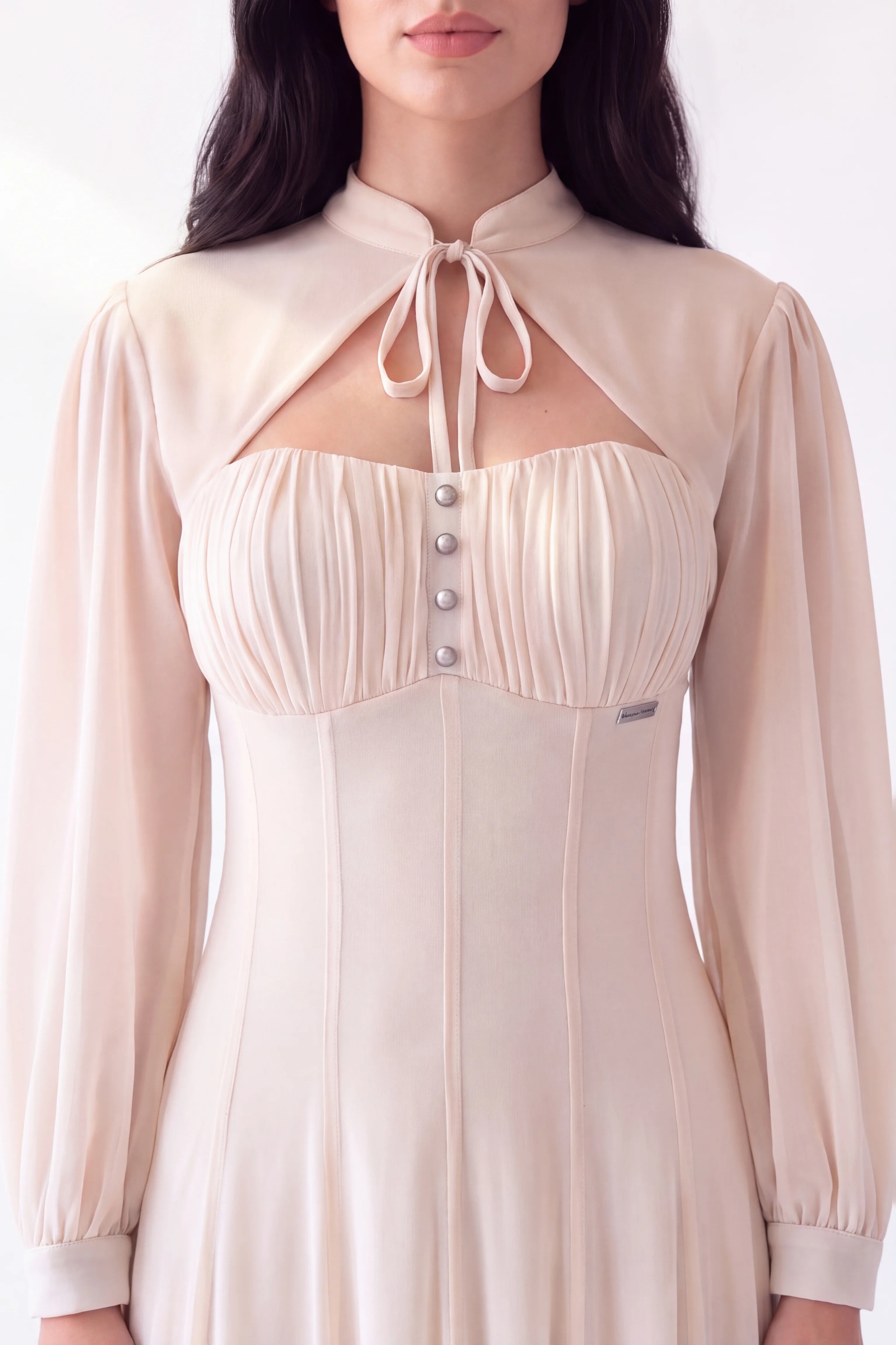 Ruched Sweetheart Bolero Overlay Tulle Dress