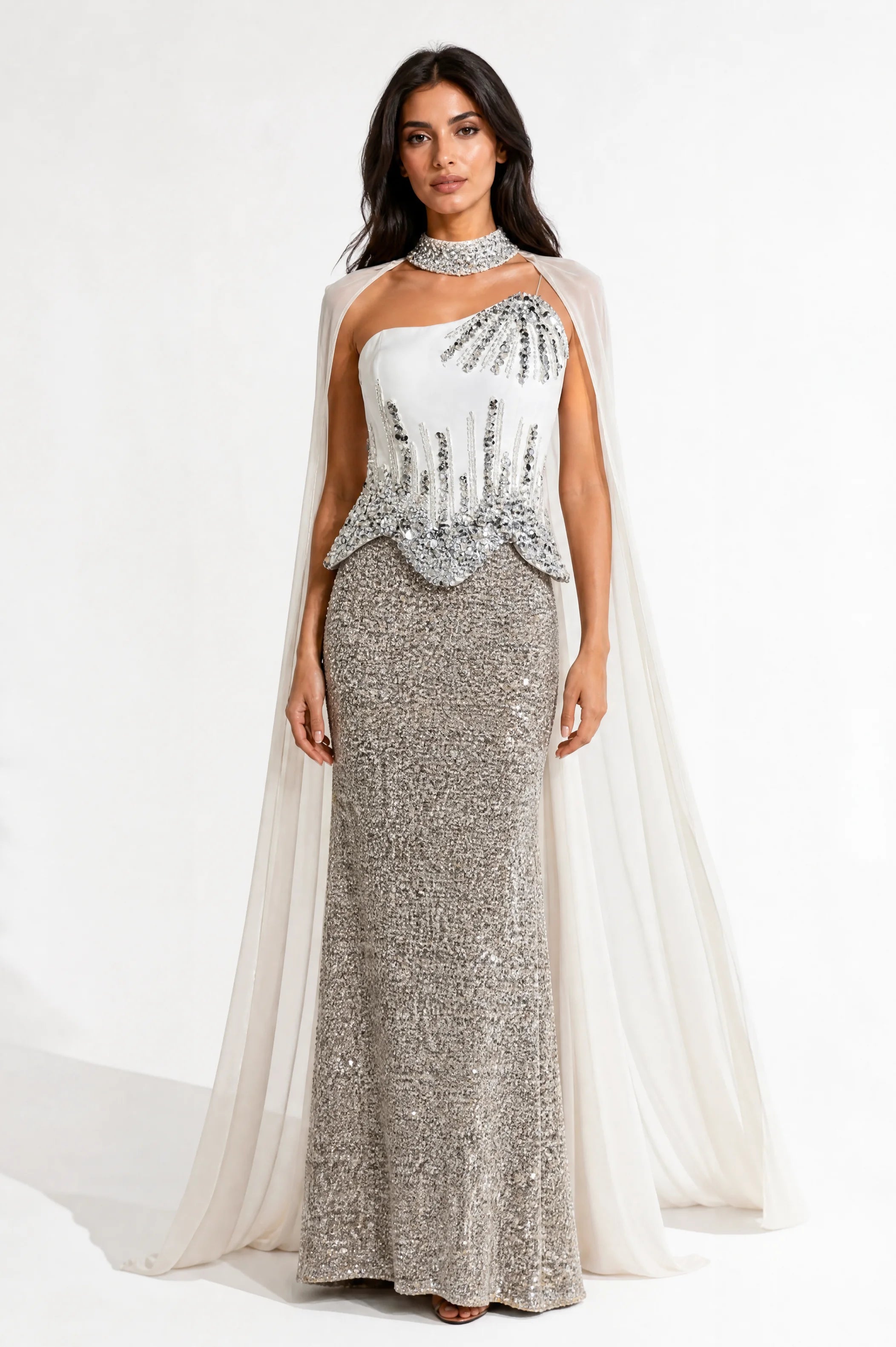 Mermaid Corset Sequin Dress