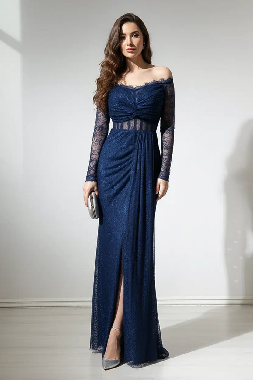 Infinity Off Shoulder Dantel Dress