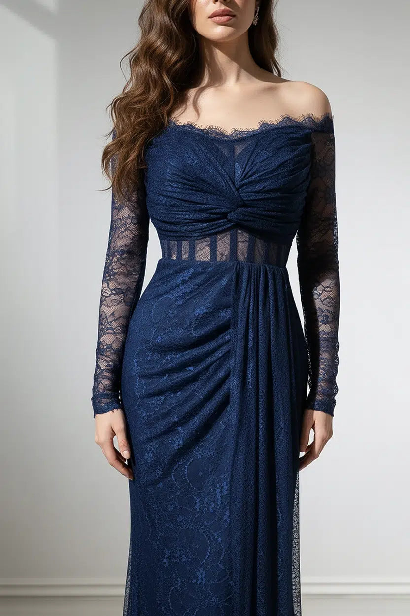 Infinity Off Shoulder Dantel Dress