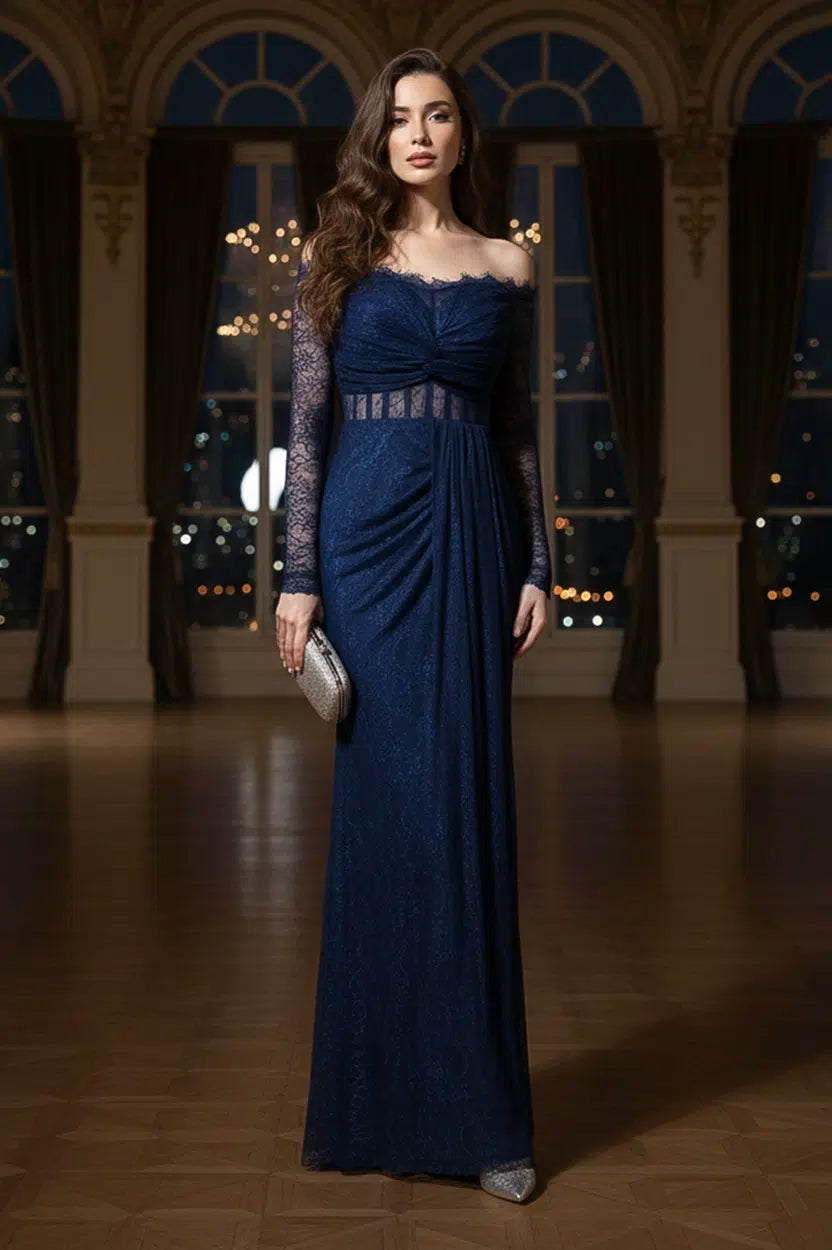 Infinity Off Shoulder Dantel Dress