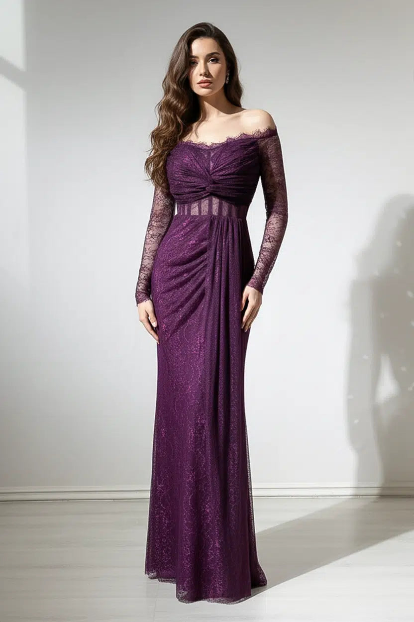 Infinity Off Shoulder Dantel Dress