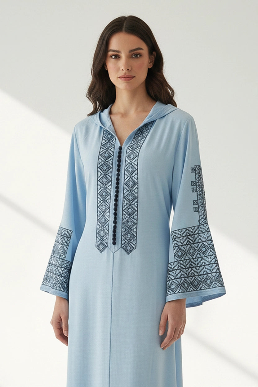 Hoodie Wide Sleeve Jalabiya