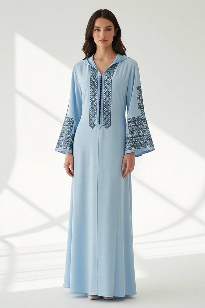 Hoodie Wide Sleeve Jalabiya