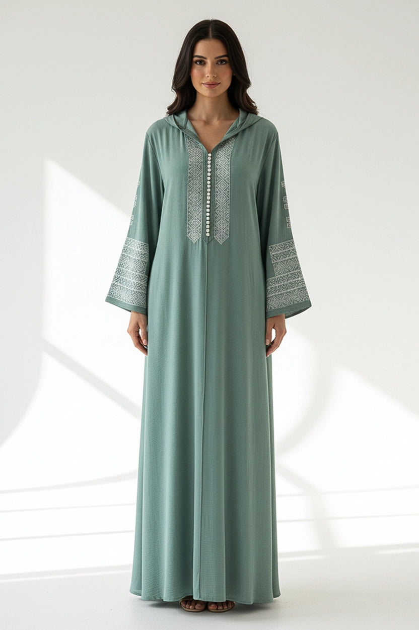 Hoodie Wide Sleeve Jalabiya