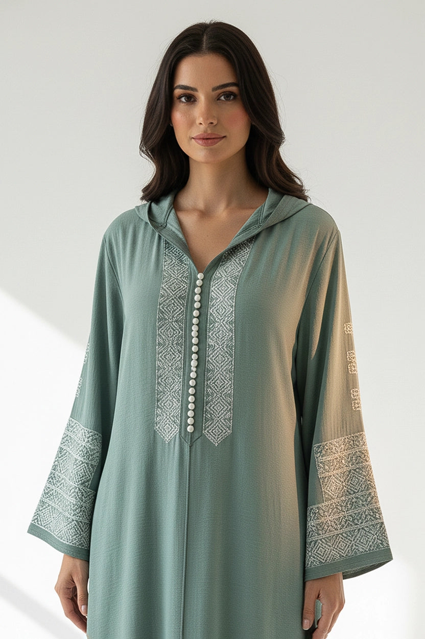 Hoodie Wide Sleeve Jalabiya