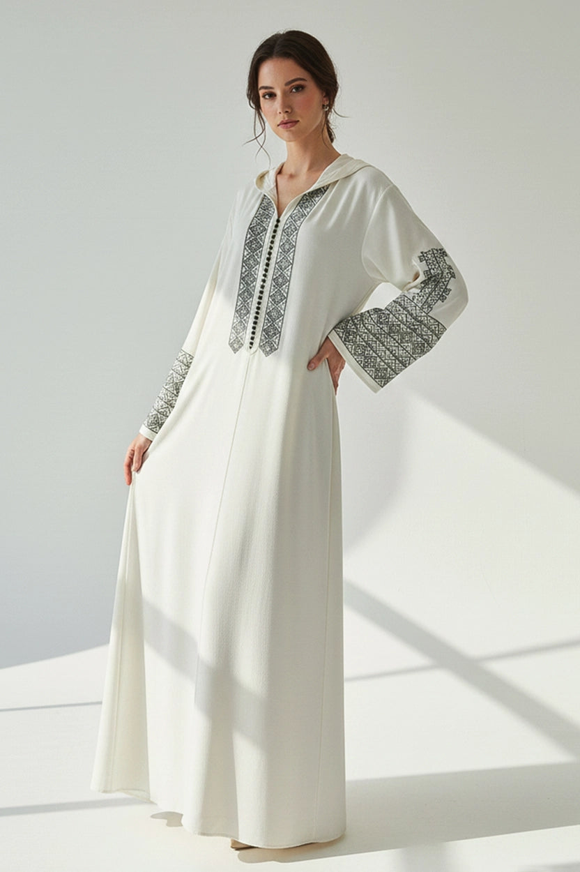 Hoodie Wide Sleeve Jalabiya