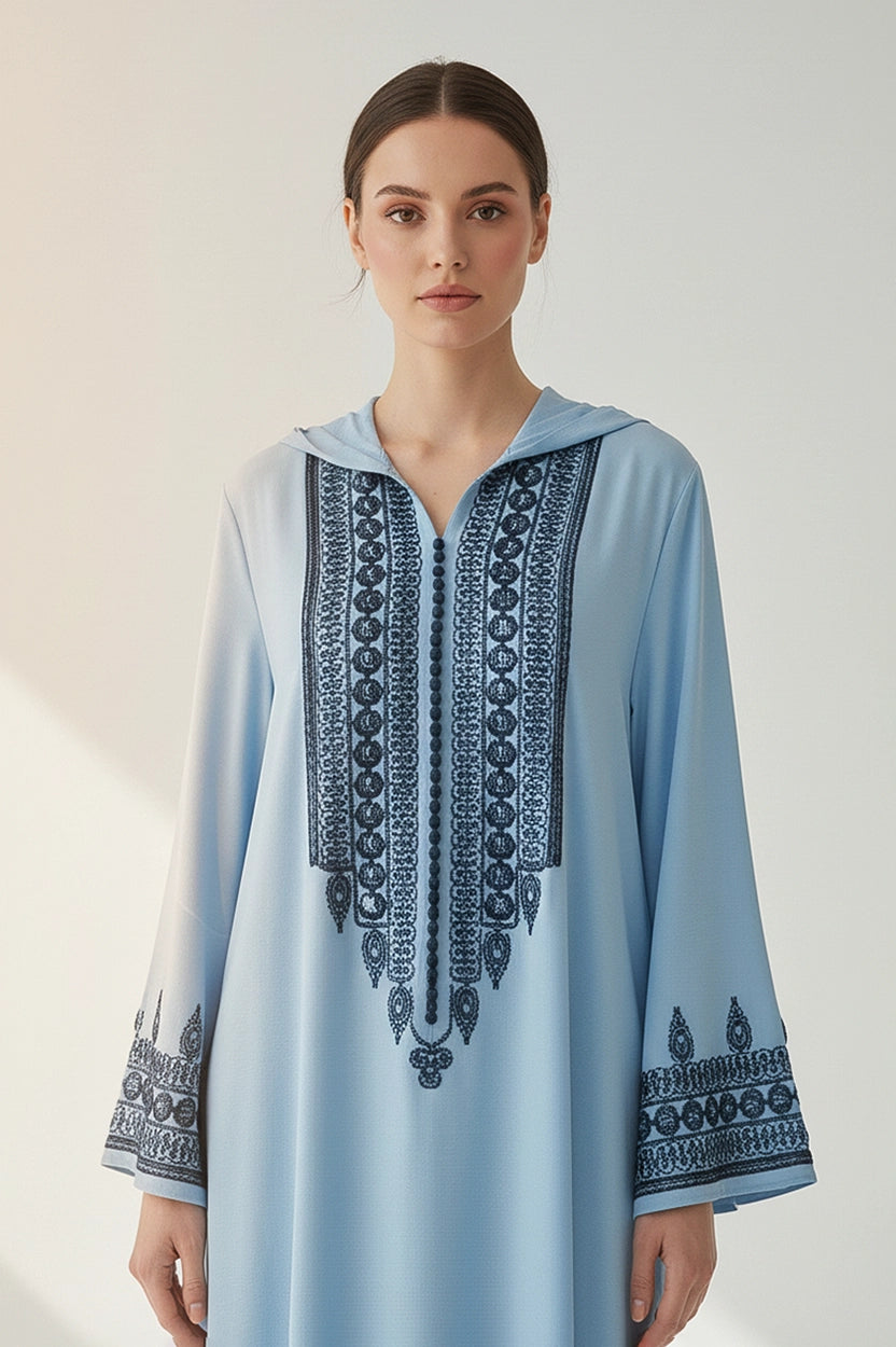 Wide sleeves Hoodie Jalabiya
