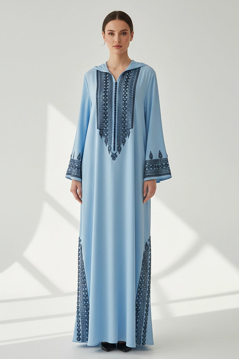 Wide sleeves Hoodie Jalabiya