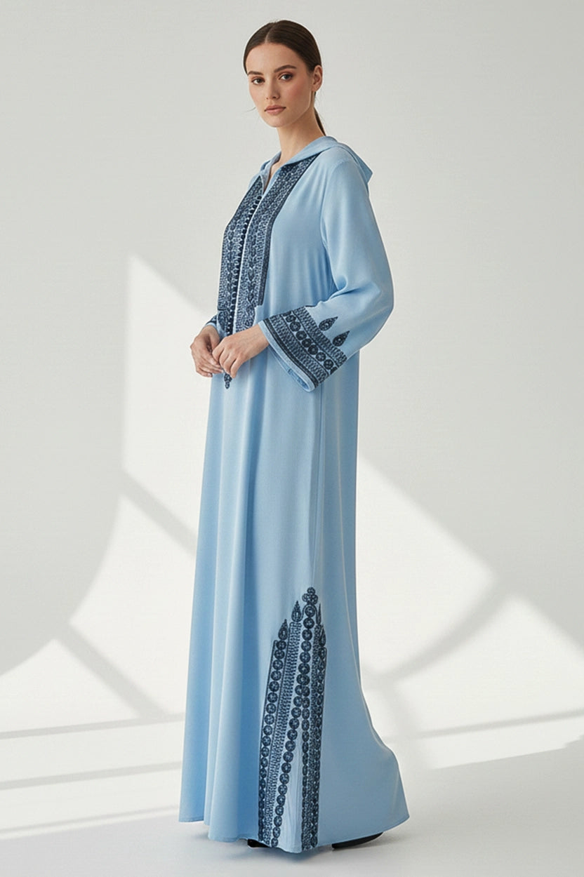 Wide sleeves Hoodie Jalabiya