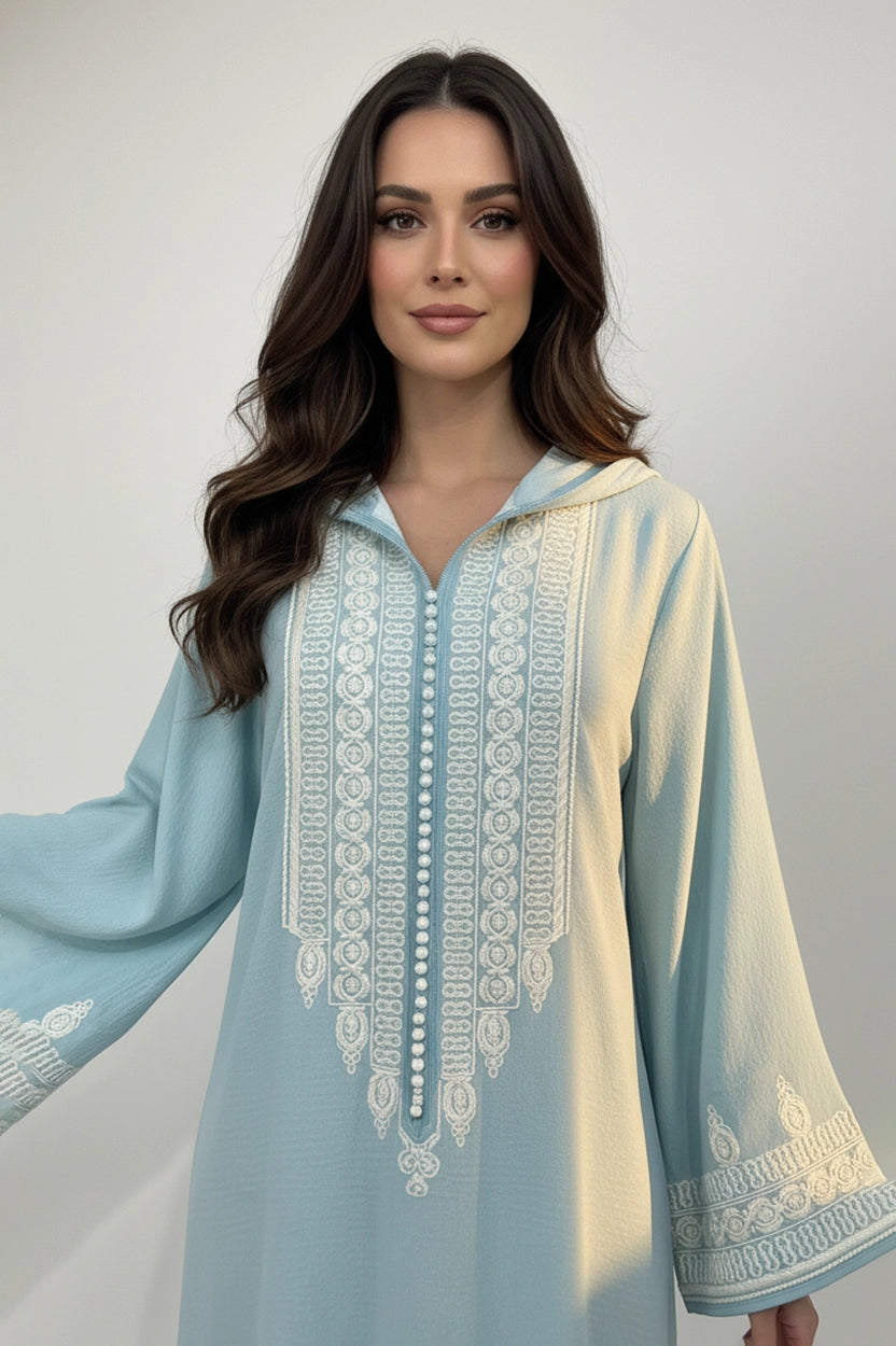 Wide sleeves Hoodie Jalabiya