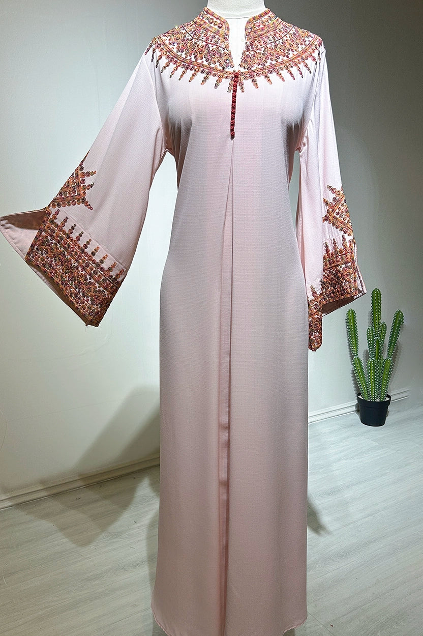 High Neck Wide Open Sleeves Jalabiya