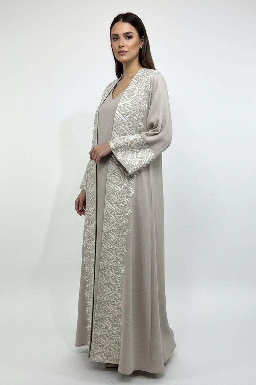 Embroidered 2 PCS Jalabiya Set