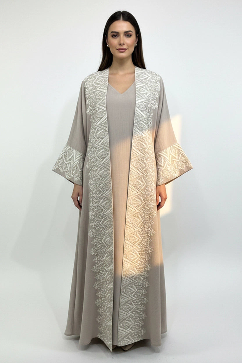 Embroidered 2 PCS Jalabiya Set