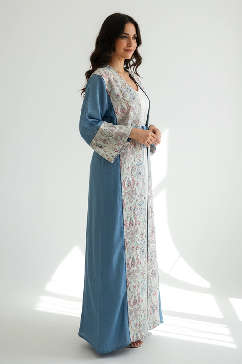 2 PCS Embroidered Jalabiya Set