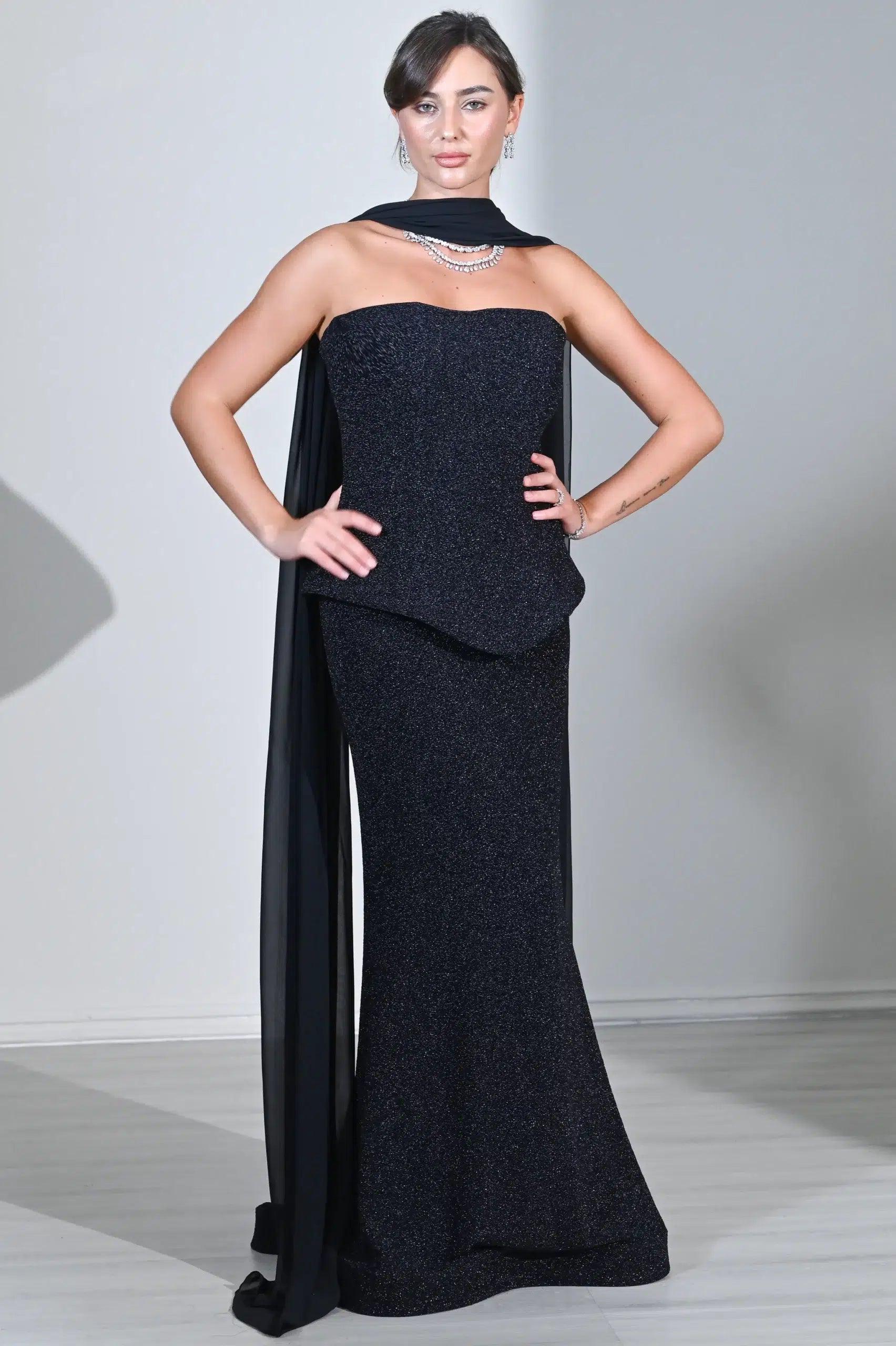 Mermaid Tail Corset Lame Dress
