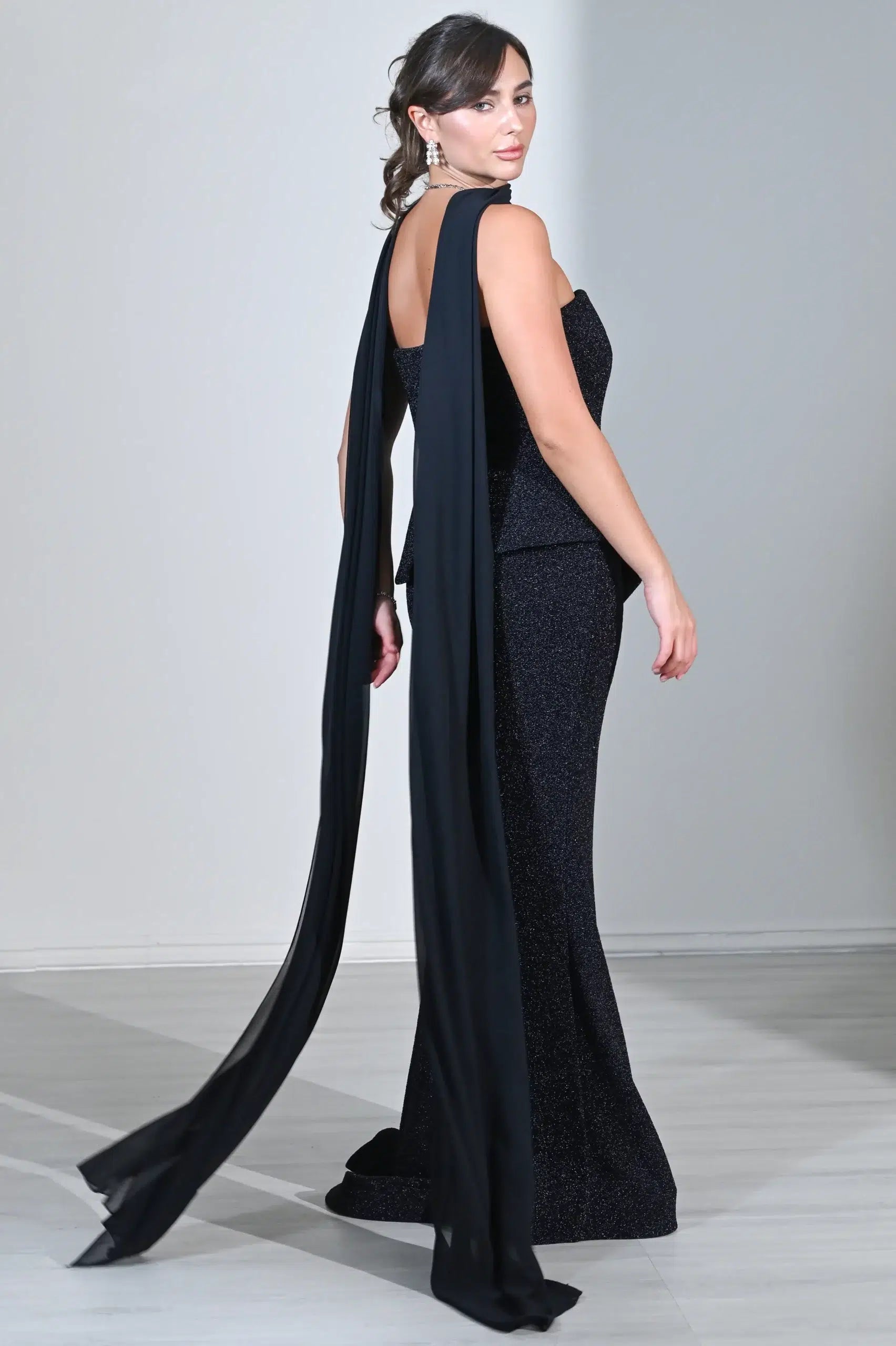 Mermaid Tail Corset Lame Dress