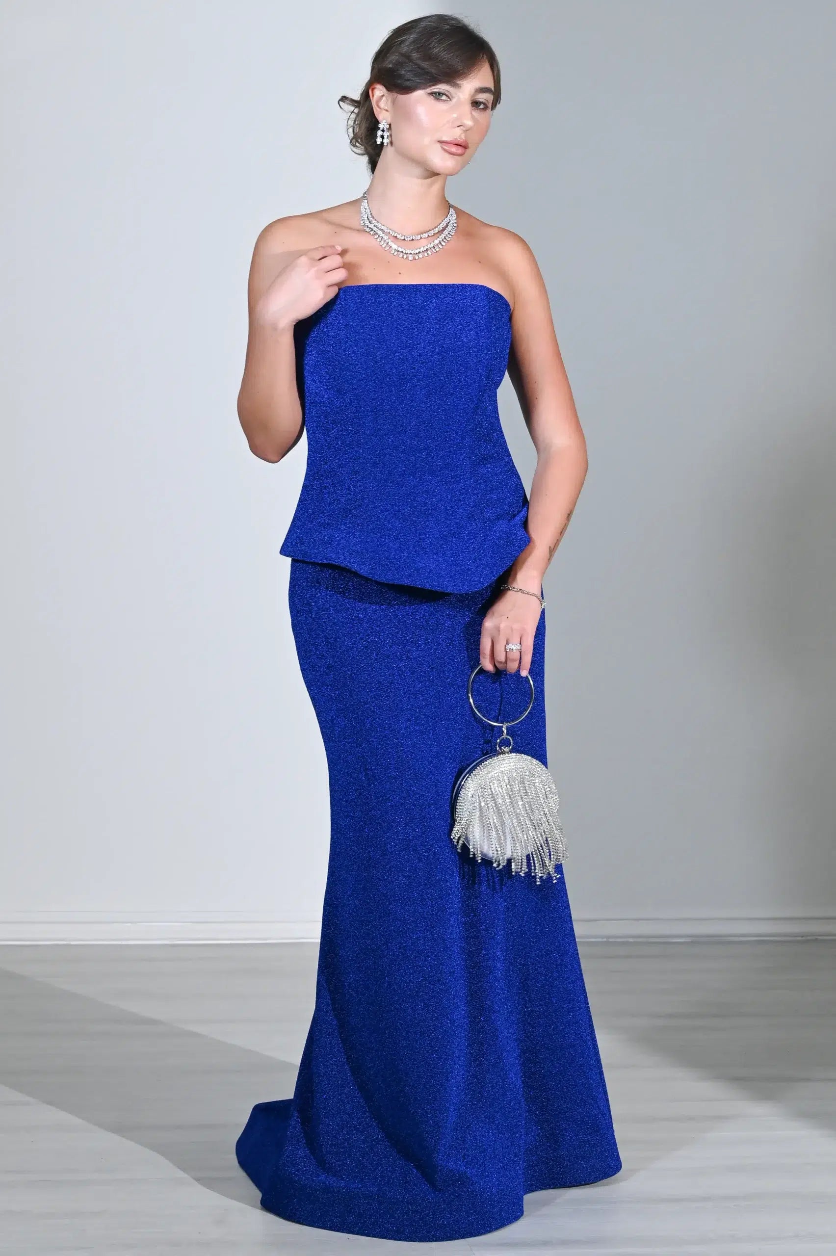 Mermaid Tail Corset Lame Dress