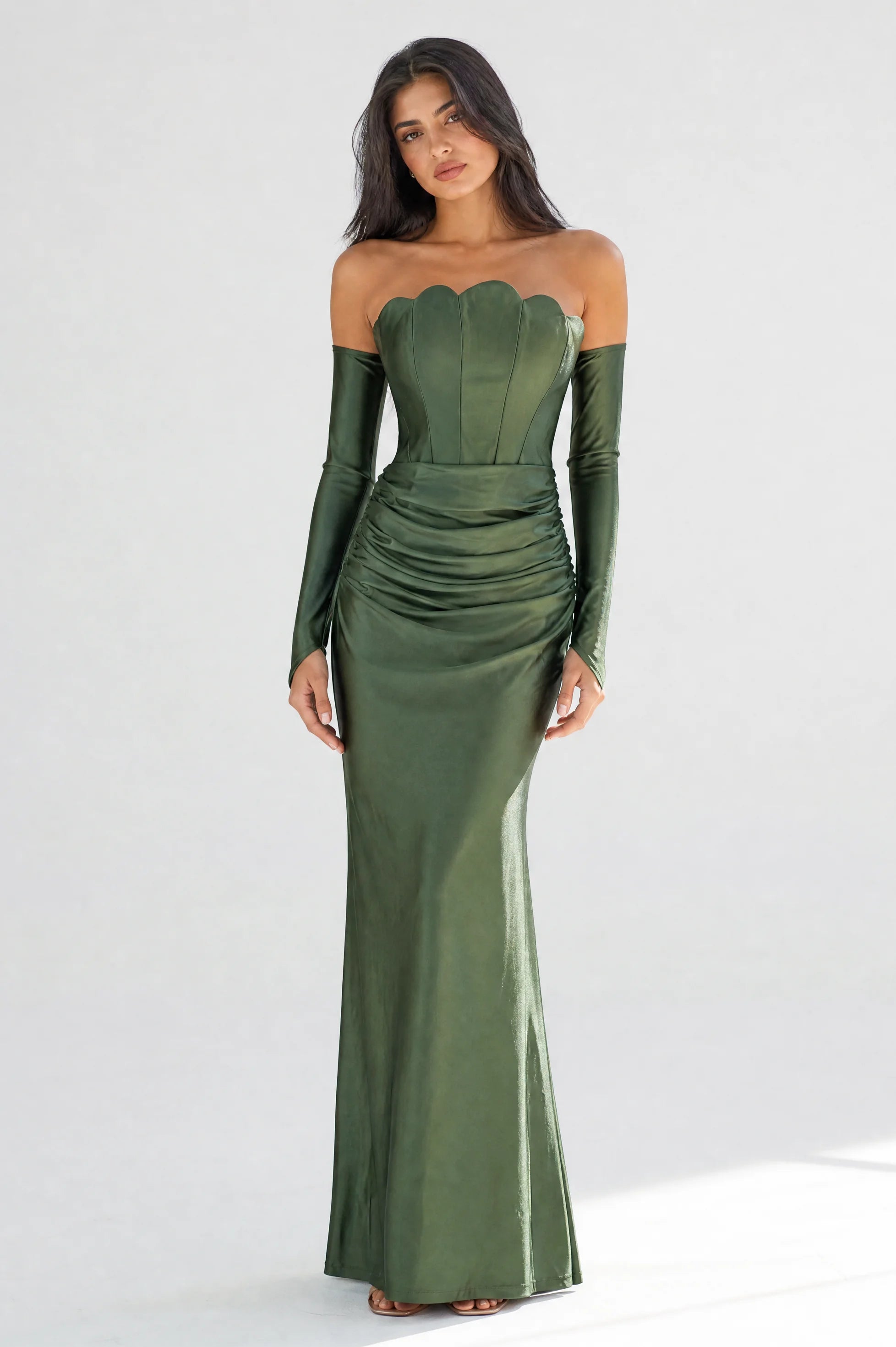 Mermaid Corset Jersey Dress