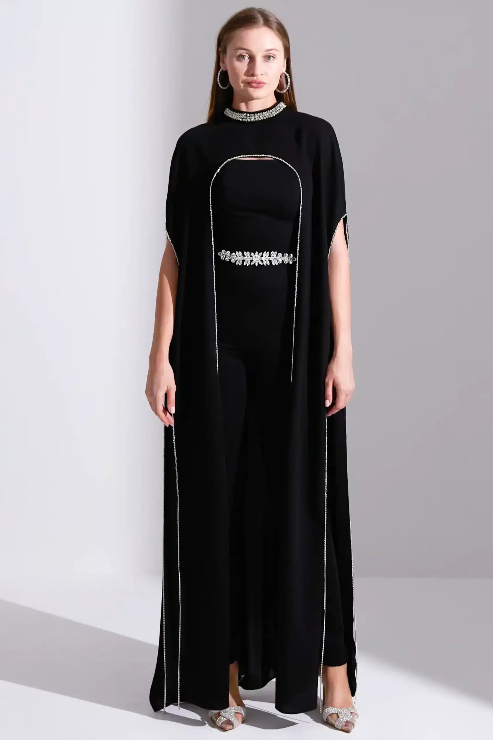 Crystal Cape Jumpsuit