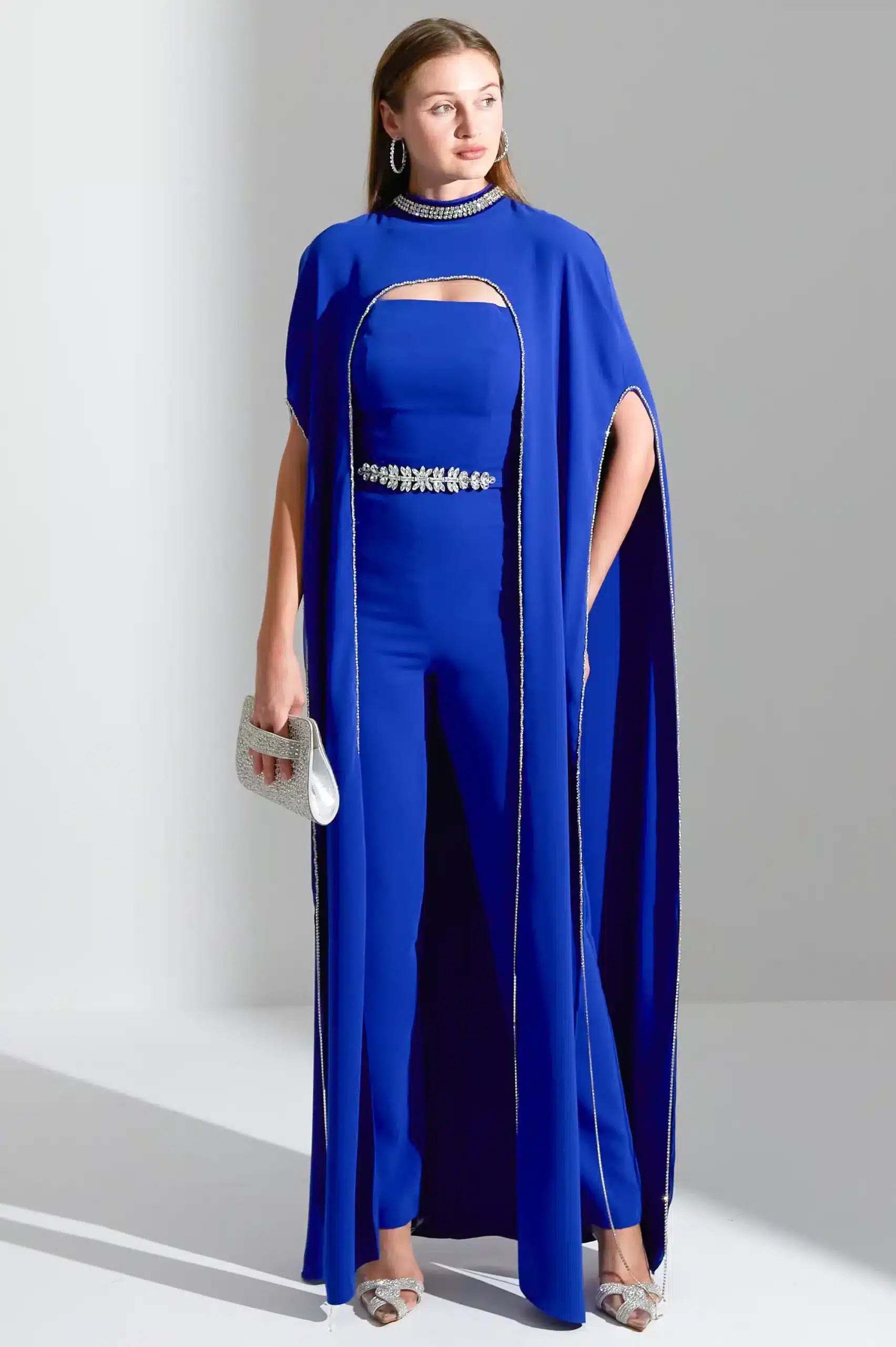 Crystal Cape Jumpsuit