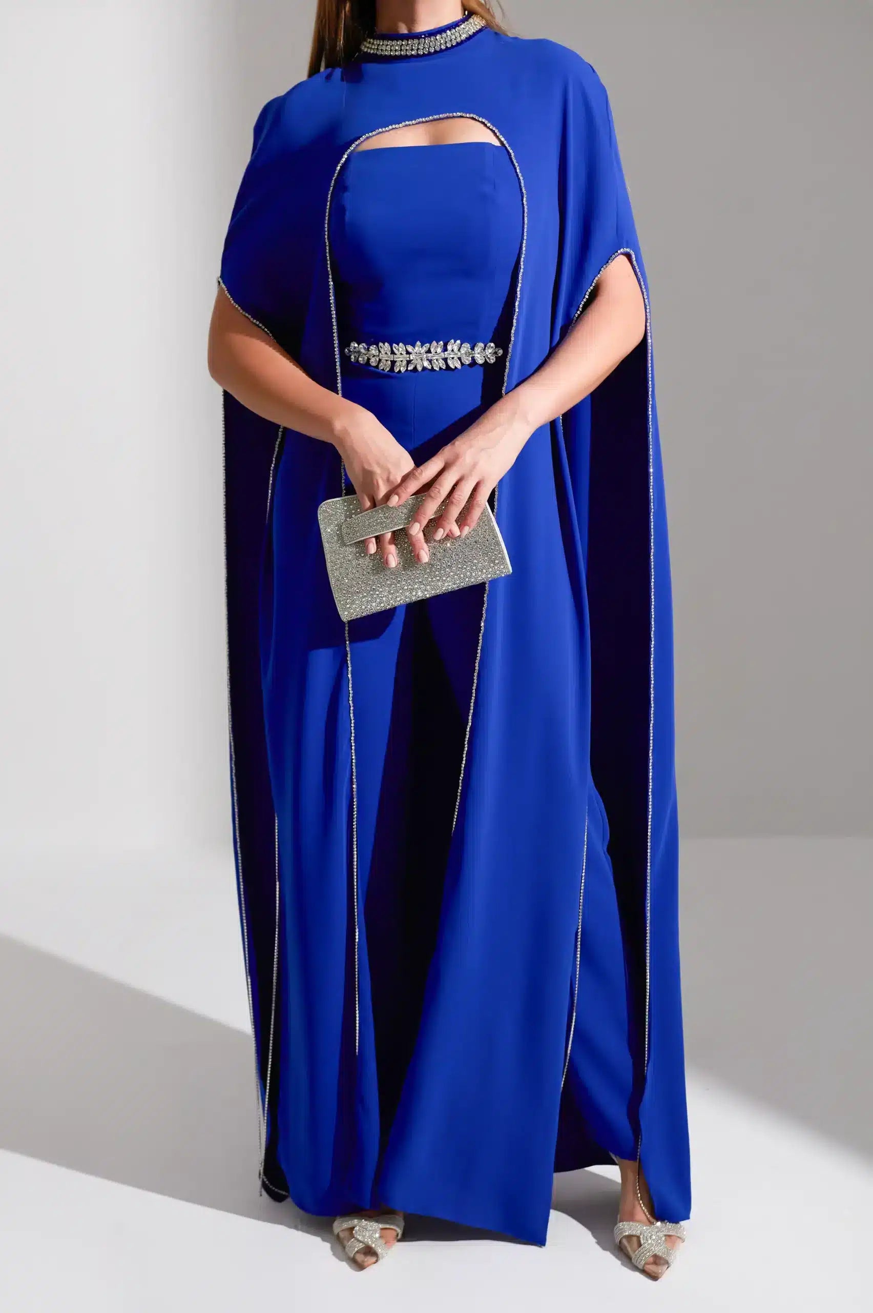 Crystal Cape Jumpsuit