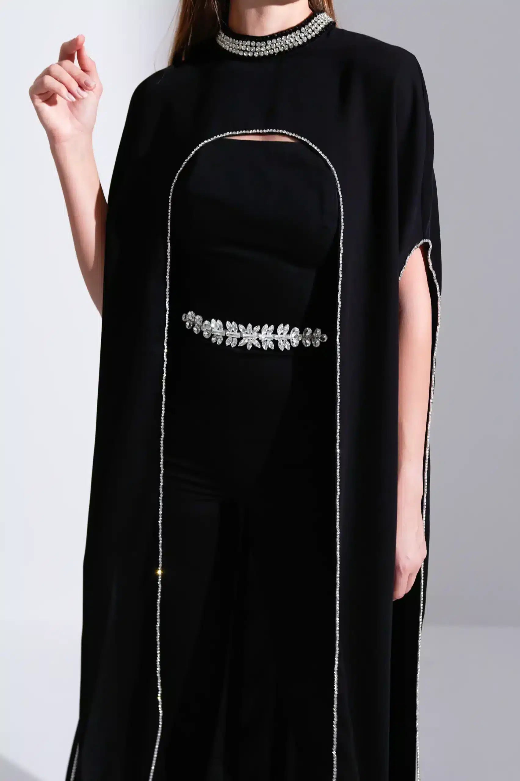 Crystal Cape Jumpsuit