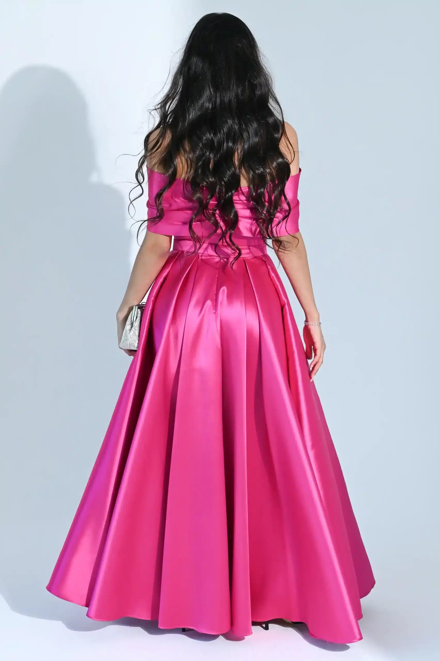 Off Shoulder Fyonka Taffeta Dress