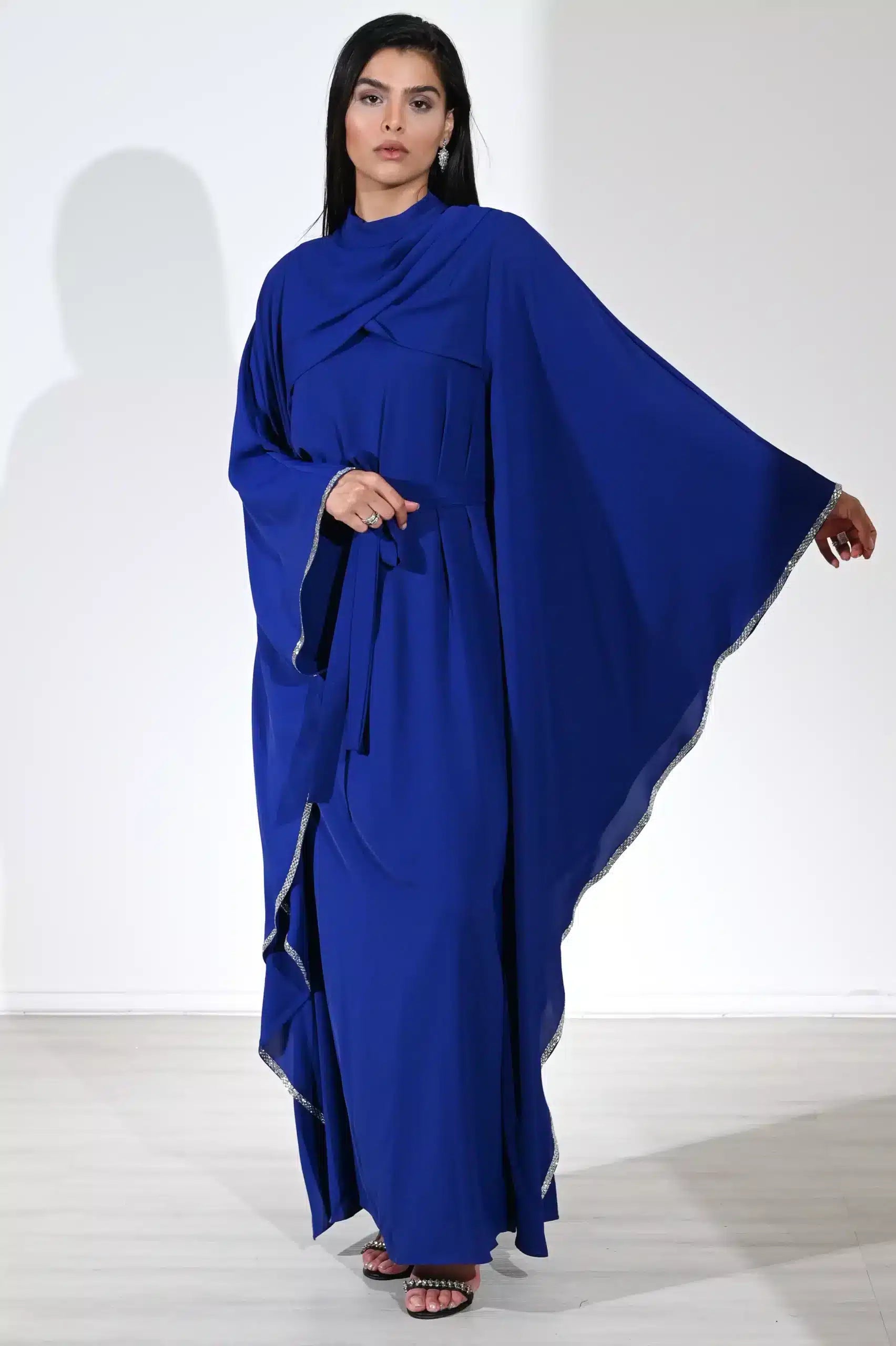 Wrap Bust Crystal Lace Jalabiya