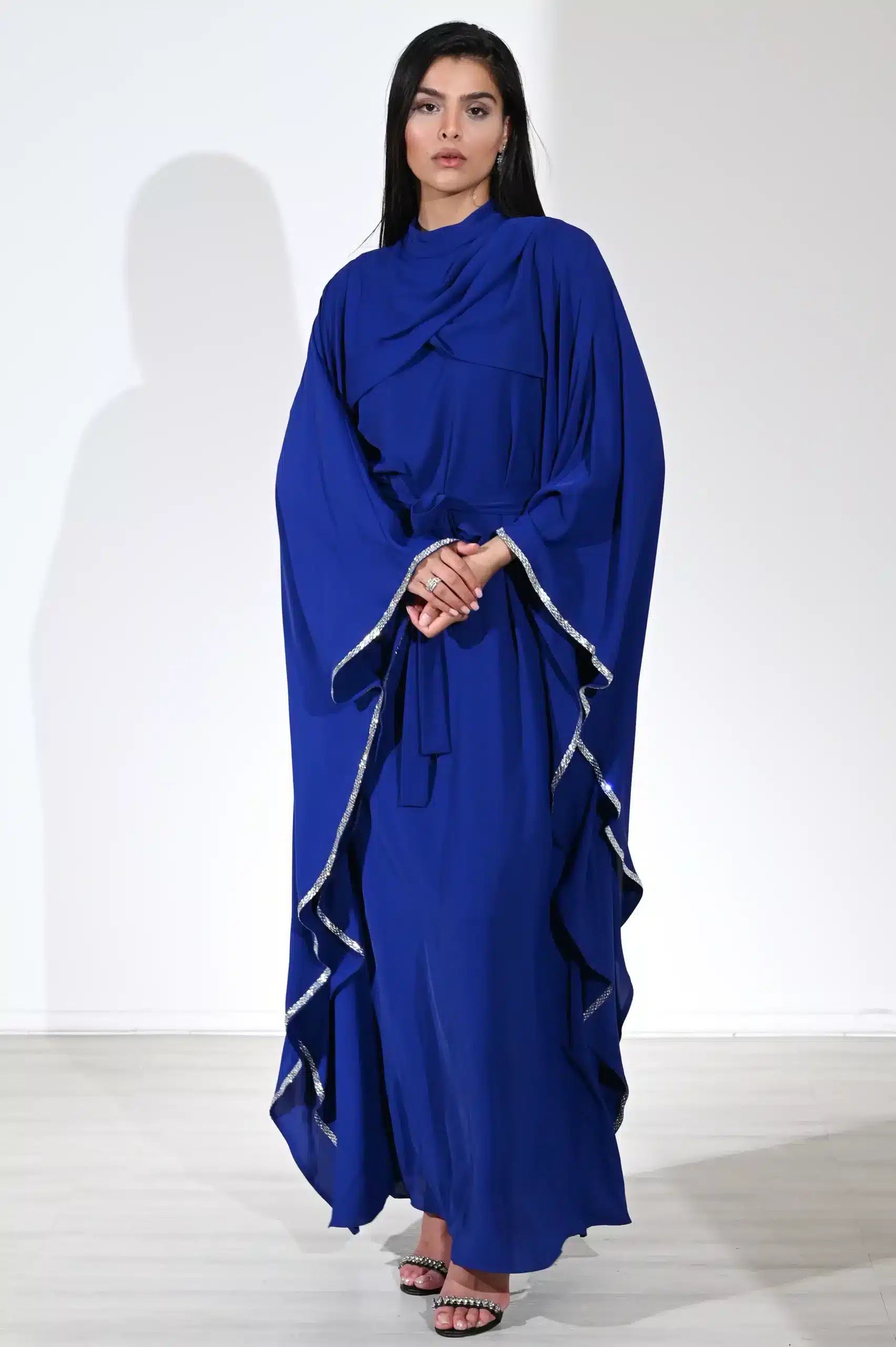 Wrap Bust Crystal Lace Jalabiya