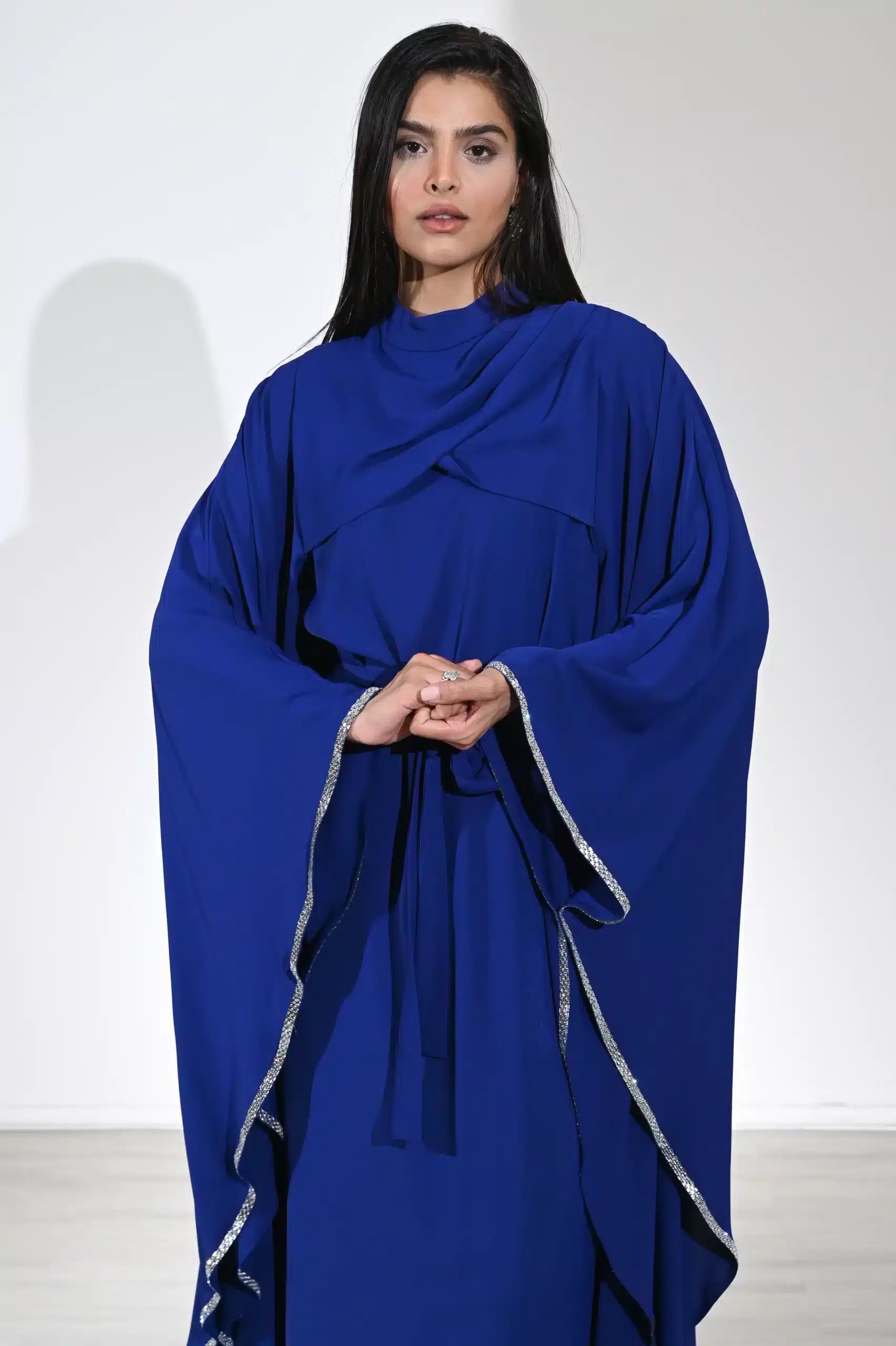 Wrap Bust Crystal Lace Jalabiya